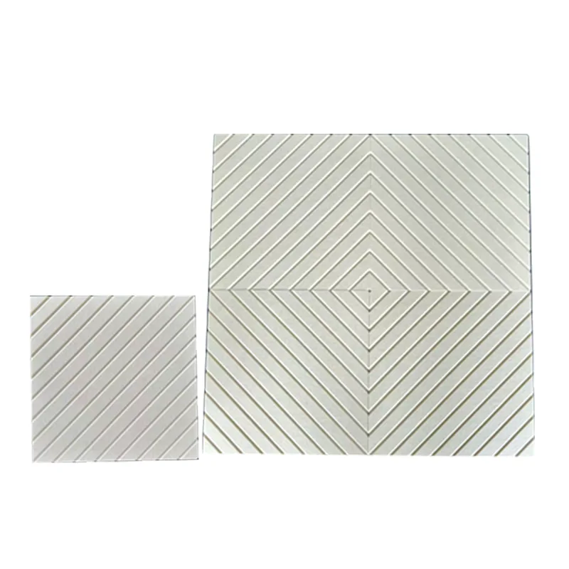 Panel Akustik Felt PET V-cut krem